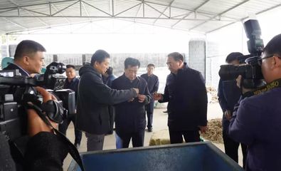 大同市长武宏文考察启迪清洁能源农村革命与生物质能源化技术项目